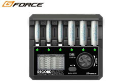 G0156 【G-FORCE /ジーフォース】 Record Buster AA/AAA Charger （レコードバスター）単3・単4型 Ni-cd・Ni-MH電池用充・放電器 （ACアダプター付き）