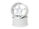 GD050 【G-FORCE /ジーフォース】 N-Type Drift Wheel Super Traction/+6/White