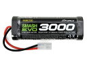 GE024 【G-FORCE /ジーフォース】 SMASH EVO NiMH 7.2V 3000mAh ニッケル水素バッテリー ストレート型 (スマッシュ エボ...