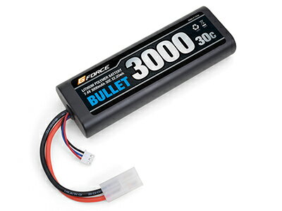 【ネコポス対応】G-FORCE(ジーフォース)/GFG909/Noir LiPo 11.1V 1100mAh AK対応型 ロングタイプ