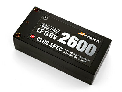 GFG102@ yG-FORCE /W[tH[Xz@CLUB@SPEC@LiFe@6.6V@2600mAh