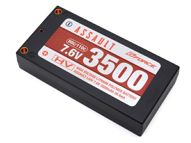 GFG801 【G-FORCE /ジーフォース】 ASSAULT LiHV 7.6V 3500mAh 1Sサイズ アサルト 