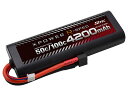 XPR4200-RD-B 【ハイテックマルチプレックスジャパン】 XPOWER R-SPEC Li-Po 7.4V 4200mAh 50C/100C T型 ディーンズコネクター