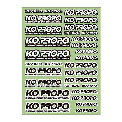 79072 【KO PROPO/近藤科学】 KOデカール ブラック/ホワイト