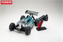 !【KYOSHO/京商】 34118T2 1/8スケール ラジオコントロール ブラシレスモーターパワード 4WD レーシングバギー インファーノ NEO 4.0 VE カラータイプ2 (ホワイト/グリーン)KT-231P+付(完成品) ≪ラジコン≫