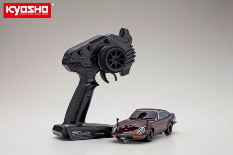 !【KYOSHO/京商】 32637MR 1/27 電動RC ミニッツAWD 日産 フェアレディ 240ZG マルーン【ドリフトタイヤ標準装着済み】 (完成品) ≪ラジコン≫