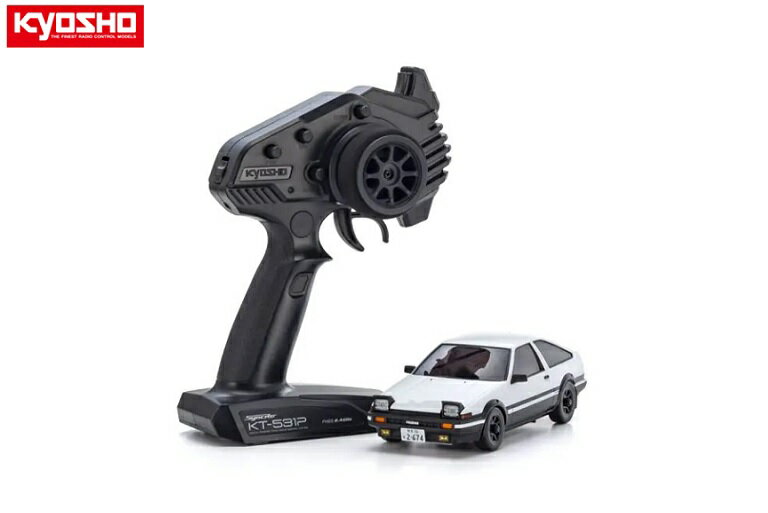 !【KYOSHO/京商】 32651ID 1/27 電動RC ミニッツAWD トヨタ スプリンタートレノ AE86 イニシャルD レディセット 【ドリフトタイヤ標準装着済み】(完成品)≪ラジコン≫