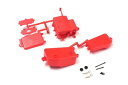 IFF001KRB 【KYOSHO/京商】 バッテリー&レシーバーボックスセット(蛍光レッド/MP10/MP9)