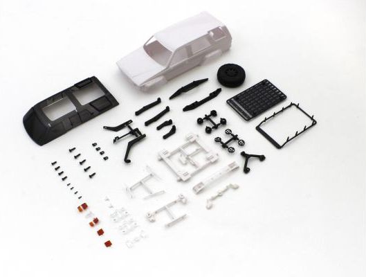 MXN04 【KYOSHO/京商】 トヨタ 4ランナー アクセサリーパーツ付 ホワイトボディセット 未塗装