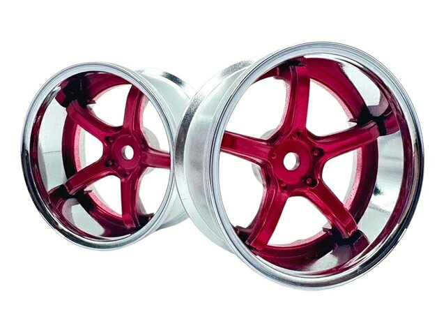 WORK wheel 人気ブランド EMOTIONハイエンドモデルT5R 2Pに新色Candy Red登場！ クロームリムに、ディスク面のキャンディーレッドが引き立つ、 EMOTION 2ピースの圧倒的な存在感！ T5Rの持つスポーツ性！2ピースホイールの持つマッチングの美しさ！ そしてディープコンケイブを主張する最大限に反り立つスポークスタイルで ダイナミックなデザインにより深く魅せるディープリムをマッチングしたDEEP CONCAVE！！ ドレスアップ系からスポーツ系までスタイリッシュにカスタムコーディネートできるホイールは多くのカスタムファンの希望に応えるだろう！ LABから最高の状態で再現させたラジコンドリフトホイール！ WORK EMOTION T5R 2Pここに誕生！