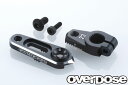 OD2804 【Over Dose/オーバードーズ】 JT アルミダイレクトサーボホーン 23 (ブラック / サンワ, KO用)