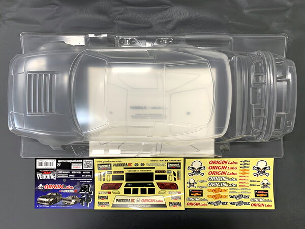 株式会社エンジェルスジャパンのPAB-3194 【PANDRA RC/パンドラ RC】NISSAN 180SX 風神 / ORIGIN Labo. ＜ORIGIN公認＞ ボディセット｜アングル2