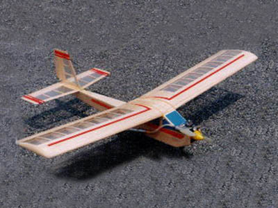 飛行機 ！ 【ムサシノ模型飛行機研究所】 00002 プレイリー号L エルロンバージョン [RC飛行機 バルサ製組立キット] （未組立） ≪ラジコン≫