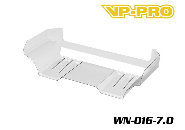 Parts - WN-016-7.0 【RICKSIDE DESIGN/VP-PRO】 1/10電動バギー用 7インチストレートポリカウイング(1.0mm)