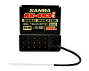 107A41374B 【SANWA/サンワ/三和電子機器】 RX-493 i 2.4GHz インジケーター機能搭載 FH5方式 4ch 受信機 (MT-5用)