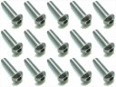 NSR-308 【SQUARE/スクエア】 3×8 ステンレスヘックスボタンビス(15本入)
