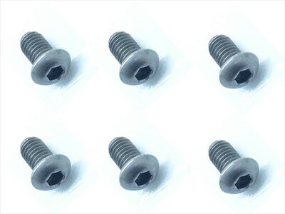 NTR-266 【SQUARE/スクエア】 2.6×6 チタンヘックスボタンビス（6本入）