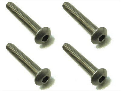 NTR-425 【SQUARE/スクエア】 4×25 チタンヘックスボタンビス（4本入）