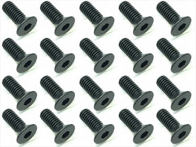 スチール皿ビスはシャシー下面に使用しても路面と干渉しないよう皿頭を小さくしました。