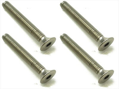 Exterior Parts - STR-430 【SQUARE/スクエア】 4×30 チタンヘックス皿ビス（4本入）
