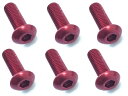 NAX-310R 【SQUARE/スクエア】 3x10ヘックスボタンビス(レッド/6本入)