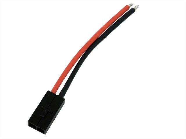 SGC-22 【SQUARE/スクエア】 7.2Vタミヤメス黒コネクター 14Gワイヤー100mm付