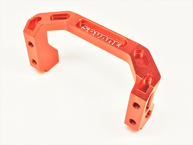 SGW-7R 【SQUARE/スクエア】 一体型アルミサーボステー (レッド) タミヤ GF-01用
