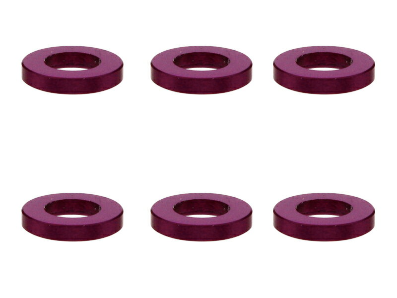 1.0ミリ厚のワッシャー。各6個入