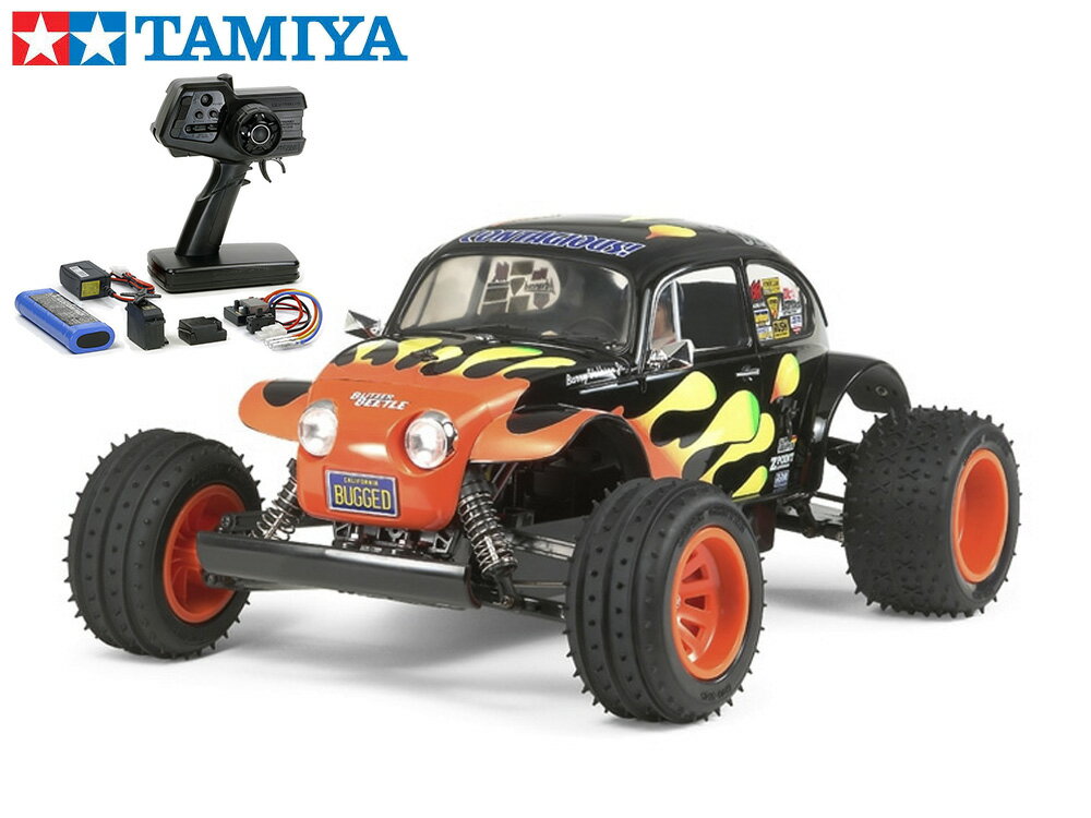 ！【TAMIYA/タミヤ】 58502 1/10 電動RC ブリッツァービートル（2011）組立キット 45053 NEWファインスペック電動RCドライブセット チャンプオリジナル：フルボールベアリング （未組立） ≪ラジコン≫