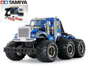 ！【TAMIYA/タミヤ】 58646 1/18 電動RC　コングヘッド6×6（G6-01シャーシ）組立キット+ 走行用バッテリー2本、サンワ：MX-6 BL-SIGMA/HVS702仕様コンピュータプロポ+チャンプオリジナル：フルボールベアリング付ビギナーセット（未組立） ≪ラジコン≫