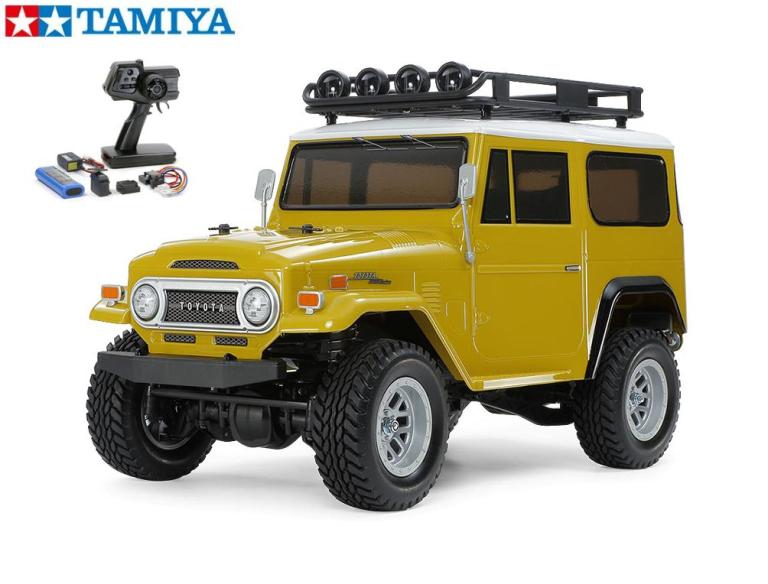 ！【TAMIYA/タミヤ】 58715 1/10 電動RC トヨタ ランドクルーザー 40 (CC-02シャーシ) 組立キット45053 NEWファインスペック電動RCドライブセット （未組立） ≪ラジコン≫