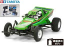 ！【TAMIYA/タミヤ】 47348　1/10電動 RC グラスホッパー（2005）キャンディーグリーン 組立キット・サンワ：MX-6 BL-SIGMA コンピュータプロポ付フルセット+フルボールベアリングセット（未組立） ≪ラジコン≫