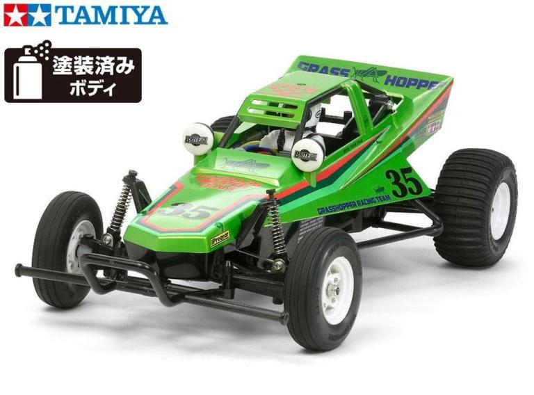 ！ 47348 1/10電動 RC グラスホッパー（2005）キャンディーグリーン 組立キット+チャンプオリジナル：フルボールベアリング （未組立） ≪ラジコン≫