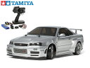 ！【TAMIYA/タミヤ】 58605 1/10 電動RC ニスモ R34 GT-R Z-tune （TT-02Dシャーシ） ドリフトスペック 組立キット 45053 NEWファインスペック電動RCドライブセット （未組立） ≪ラジコン≫