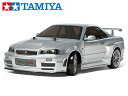 ！【TAMIYA/タミヤ】 58605 1/10 電動RC ニスモ R34 GT-R Z-tune （TT-02Dシャーシ） ドリフトスペック 組立キット （未組立） ≪ラジコン≫