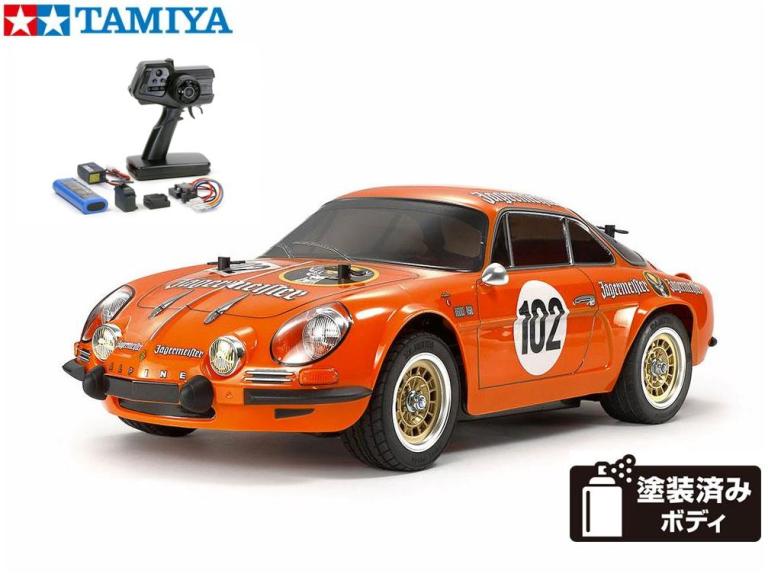 ！【TAMIYA/タミヤ】 58708 1/10電動RC アルピーヌA110 イェーガーマイスター 1973 (M-06シャーシ) 組立キット 45053 NEWファインスペック電動RCドライブセット （未組立） ≪ラジコン≫