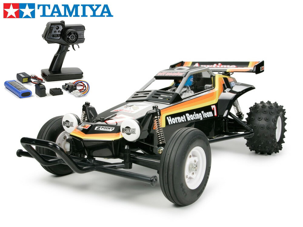 ！【TAMIYA/タミヤ】 58336 1/10 電動RC ホーネット（2004）組立キット+45053 NEWファインスペック電動RCドライブセ…