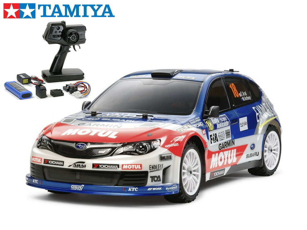 ！【TAMIYA/タミヤ】 58528 1/10 電動RC スバル インプレッサ WRX STI チームアライ（XV-01シャーシ）組立キット 45053 ファインスペック電動RCドライブセット （未組立） ≪ラジコン≫