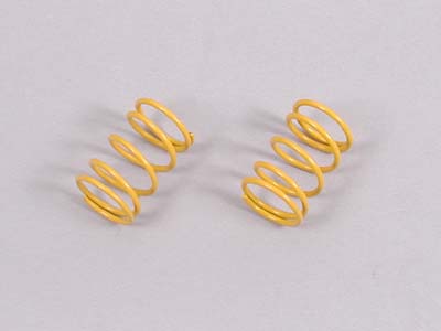 1/10エンジンRCカーのサスペンション用ダンパースプリングとして使用。コースレイアウトや路面状況にあわせて、また前後で硬さを変えてステアリング特性のセッティングも可能です。★スプリング2本セット【適応車種・パーツ】1/10 エンジンRCカ−各車