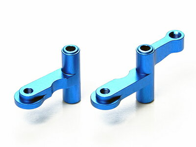 標準装備の樹脂製T6、T8部品に換えて使用します。高剛性なアルミ切削部品にすることでステアリングの作動精度が向上し、いっそうシャープなステアリング反応を発揮。ハイグリップ路面、ハイグリップタイヤ装着時などにより効果を発揮します。【適応車種・パーツ】TB-04 PRO、TB-04シャーシ