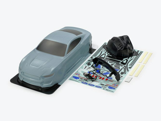 47485 【TAMIYA/タミヤ】 RCスペアパーツ 1/10RC フォードマスタングGT4 塗装済ボディセット (コルサグレイ) 【特別企画商品】