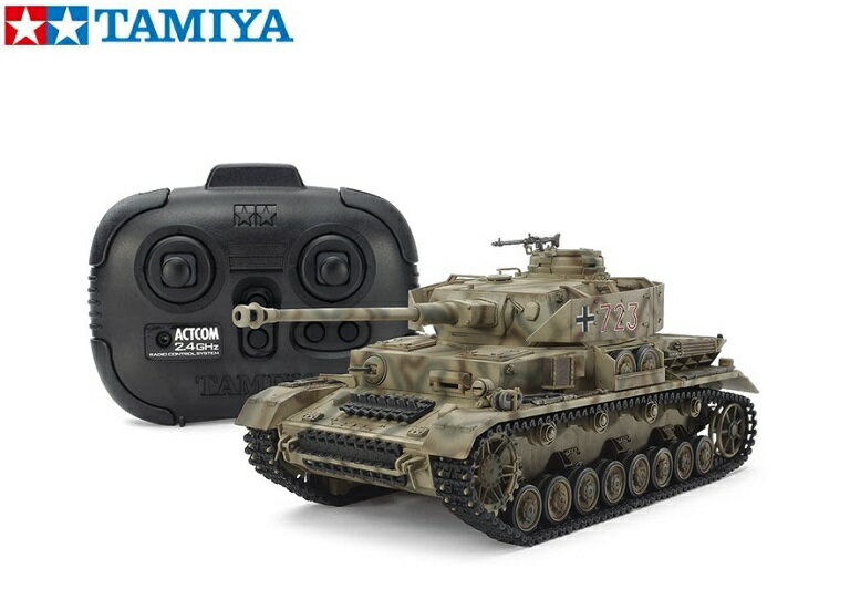 ！【TAMIYA/タミヤ】 48218 1/35RC ドイツ IV号戦車J型 (専用プロポ付き)（未組立） ≪ラジコン≫