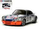 !【TAMIYA/タミヤ】 58571 1/10 電動RC ポルシェ 911 カレラ RSR(TT-02シャーシ)組立キット+走行用バッテリー2本、サンワ:MX-6 BL-SIGMA/HVS702仕様コンピュータプロポ+チャンプオリジナル:フルボールベアリング付ビギナーセット(未組立) ≪ラジコン≫