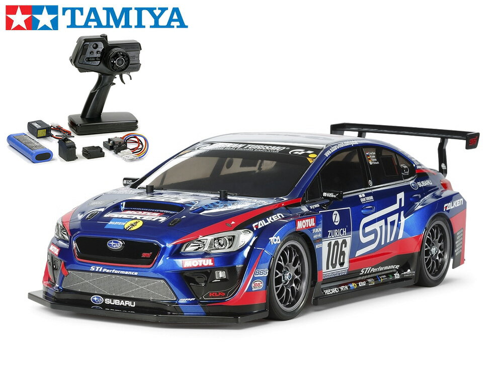 ！【TAMIYA/タミヤ】 58645 1/10 電動RC SUBARU WRX STI NBRチャレンジ（TT-02シャーシ） 45053 NEWファインスペック電動RCドライブセット チャンプオリジナル：フルボールベアリング （未組立） ≪ラジコン≫