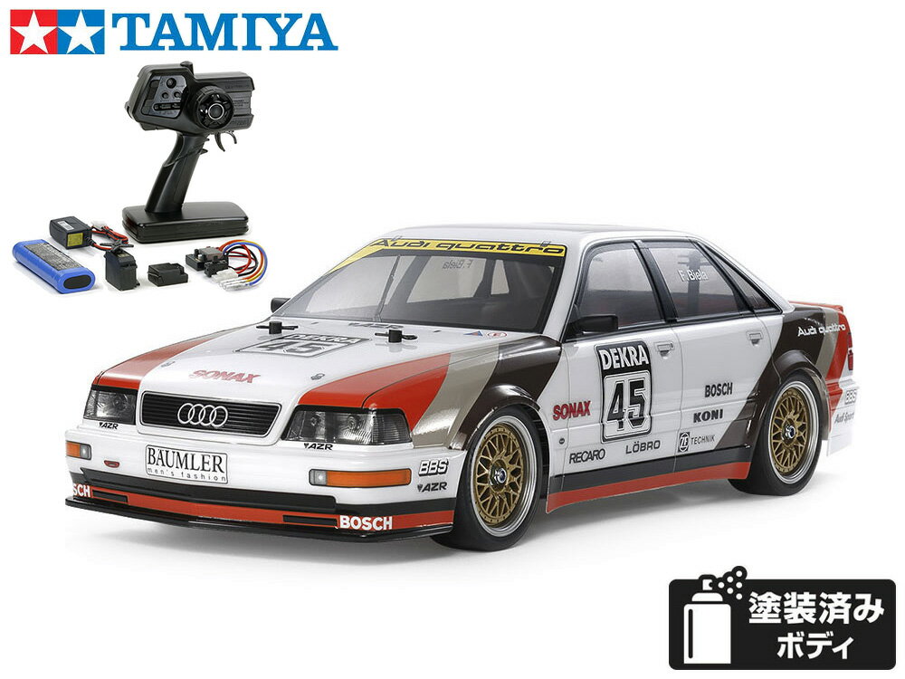 TAMIYA/ߥ 58682 1/10 ưRC 1991 ǥ V8 ġ (TT-02㡼) +45053 NEWե󥹥ڥåưRCɥ饤֥å ̤Ω 饸