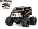 ！【TAMIYA/タミヤ】58546 1/12 電動RC ランチボックス ブラックエディション 組立キット+走行用バッテリー2本、サンワ：MX-6 BL-SIGMA/HVS702仕様コンピュータプロポ+チャンプオリジナル：フルボールベアリング付ビギナーセット（未組立） ≪ラジコン≫