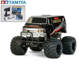 ！【TAMIYA/タミヤ】 58546 1/12 電動RC ランチボックス ブラックエディション・サンワ：MX-6 コンピュータプロポ付フルセット（未組立）≪ラジコン≫