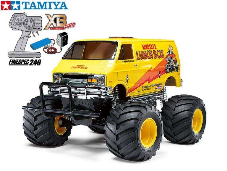 ！【TAMIYA/タミヤ】 57749 1/12 電動RC 完成セット XB ランチボックス チャンプオリジナルXBビギナーセット(タミヤ純正予備バッテリー1本 急速充電器 単三乾電池4本付） ≪ラジコン≫