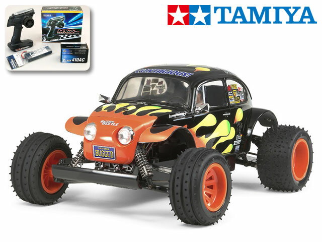 【TAMIYA/タミヤ】 58502 1/10 電動RC ブリッツァービートル 2011 ・サンワ：MX-6 コンピュータプロポ付フルセット+チャンプオリジナル：フルボールベアリングセット 未組立 ≪ラジコン≫