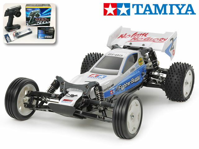 ！【TAMIYA/タミヤ】 58587 1/10 電動RC　ネオ マイティフロッグ（DT-03シャーシ）サンワ：MX-6 コンピュータプロポ付フルセット+チャ..